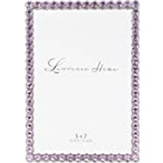 5x7 sølvmetal gnistramme - lys syrin