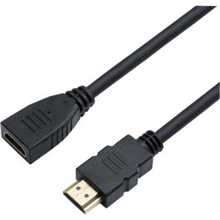 Eletra HDMI AM - HDMI Af 1,4B 3M kabel, sort ➞ På lager - klar til levering og afhentning