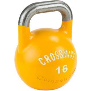 Crossmaxx Competition Kettlebell, 16 kg. Fremstillet i støbejern - yderst holdbar. Brug til funktionel træning, som crossfit udstyr og derhjemme