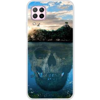 Huawei P40 Lite Fleksibelt Plastik Cover - Skull