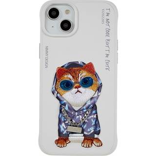 iPhone 14 Plus Hybrid Plastik Cover m. Print - Hoodie Kat