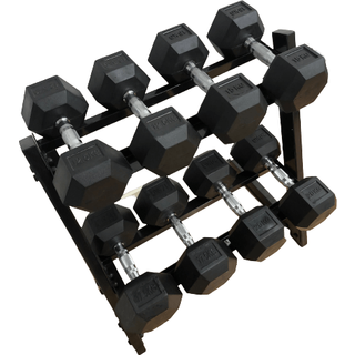 Odin 130kg Hex Set PAKKETILBUD (4 sæt håndvægte + rack)