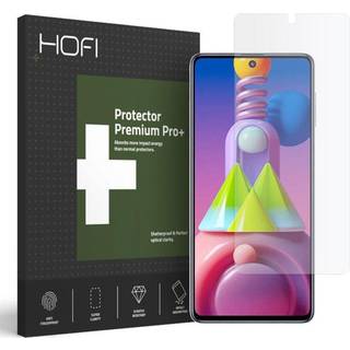 Samsung Galaxy M51 Hofi Hybrid Pro+ Hærdet Glas Skærmbeskyttelse - Case Friendly - Gennemsigtig
