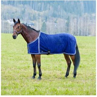 Finntack fleece dækken med netfoer - Blå, 145cm