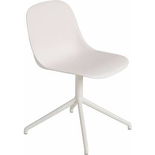 Muuto Fiber Drejestol Hvid Uden Armlæn