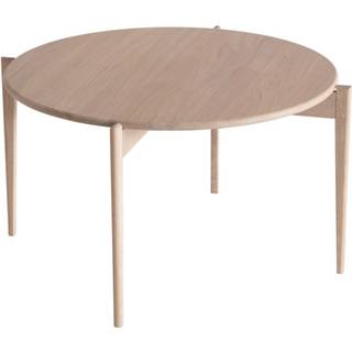 Oscarssons Möbel, Tilia Sofabord Ø88 cm Hvidolieret eg