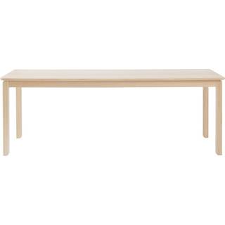 1898 Alfred spisebord 90x220 cm Hvidpigmenteret eg