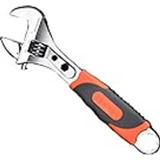 Edward Tools Pro 8 """" Justerbar skruenøgle - Kulstofståljusteringsdesign - Crescent Pro Grip for Greater Leverage - Låsning af justerbar bredde -