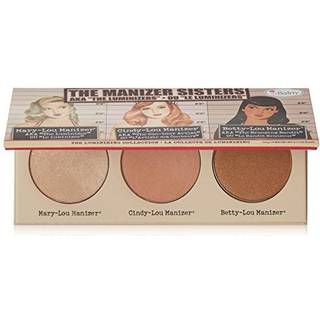 TheBalm Manizer Sisters Palette Multi-Tasking Highlights Shimmers & Shadows