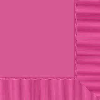 Amscan Bright Pink Luncheon Servietter-100 PCS 6 1/2 """" X 6 1/2 """"