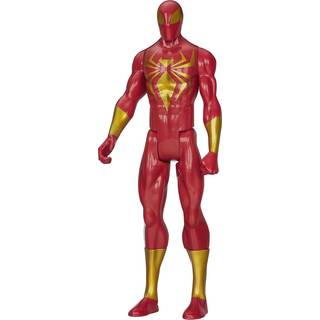 Marvel Ultimate Spider-Man Titan Hero Series Iron Spider-Figur – 12 tommer med Iron Man-rustning