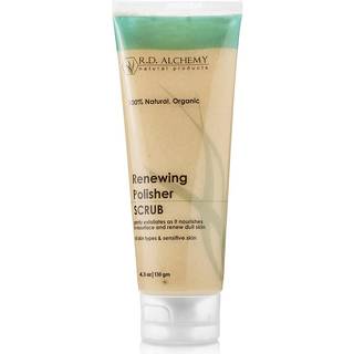 Rd Alchemy - 100% naturlig og organisk fornyende polermaskine ansigtsskrub for lysere hudfarve. Lysende ansigtsskrub med forsigtigt eksfolierer v