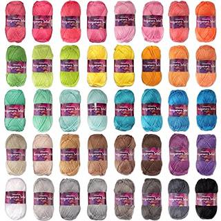Jubileeyarn Amigurumi Select Yarn - Baby Acrylic - Variety Pack - 12 Skeins