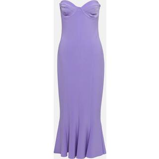 Norma Kamali Fishtail midi dress - purple - M