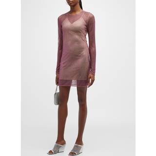 Stella McCartney Sequined minidress - pink - 4 XS