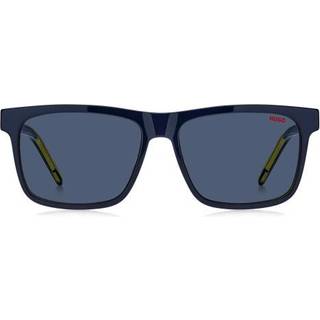 HUGO HG 1242/S DCD/KU 55 Solbriller Mænd Blue - Denim Blue On Transparent Yellow - 55mm