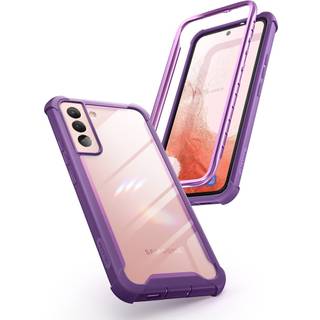 I-Blason Ares Series-sag designet til Galaxy S22 (2022 udgivelse) Robust Clear Bumper Case uden indbygget sk?rmbeskytter (lilla)