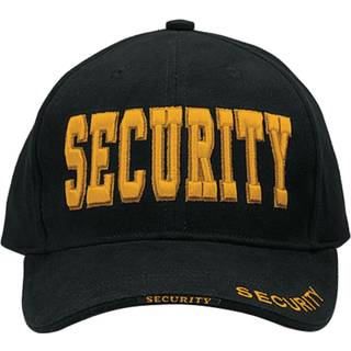 Rothco Deluxe Baseball Kasket m. Security-brodering Sort / Gold