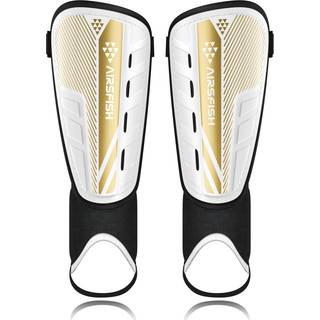 Opgraderede fodboldskinner til b?rn ungdom Voksne CE Certified Airsfish Shin Guard Sleeves Protection Gear til drenge Girls Soccer Games Eva Cush