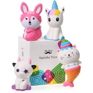Mr. Pen-Jumbo Squishies Slow Rising 4 Pack Squishy Pack Squishy Animal