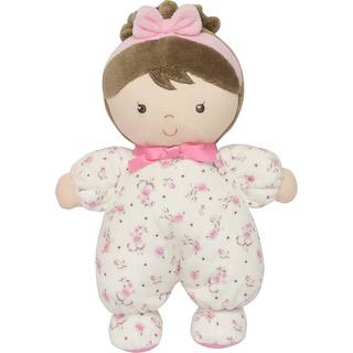 Lille mig plys baby dukke med rattle jackie (lyser?d vintage steg 9 tommer)