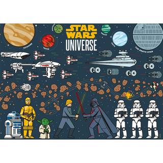 Buffalo Games - Star Wars Universe - 100 -stycken pussel för familjer som utmanar pussel perfekt för familjetid - 100 stycken färdig storlek är 1