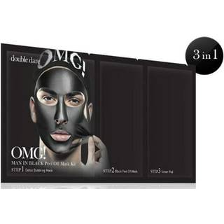 OMG! Double Dare Man In Black Peel Off Mask 1 pcs
