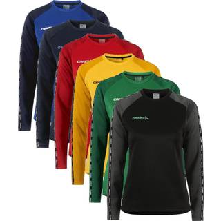 Craft 1912735 squad 2.0 crewneck w Kvinde Team Green/Ivy XL