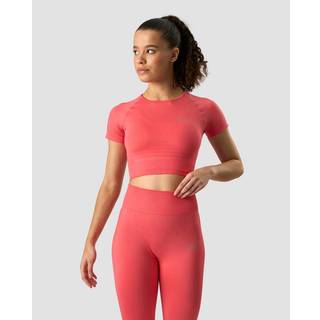 Define Seamless Cropped T-shirt Coral