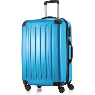 Alex - Koffer Hartschale Cyanblau glänzend, TSA, 65 cm, 74 Liter