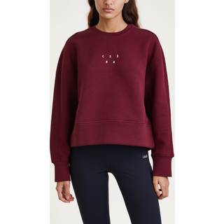 Casall Women's Boxy Crew Neck Sweatshirt Evening Red, L