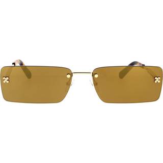 Off-White Unisex OERI096 Riccione 7676 gold Solbriller Metal Guld Brun Firkantet Normal