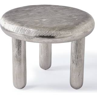 Polspotten Thick Disk Sidebord Sølv - Sidebord & Aflastningsbord Metal Silver - 390-070-114