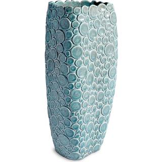L'Objet Vases - 'Gila Monster' vase, blue in Blue earthanware