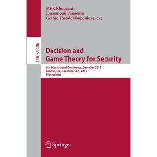 Decision and Game Theory for Security