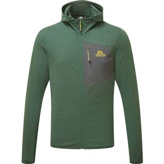 Mountain Equipment Lumiko Hooded Jacket Fleecejakke Herrer størrelse M farve grøn