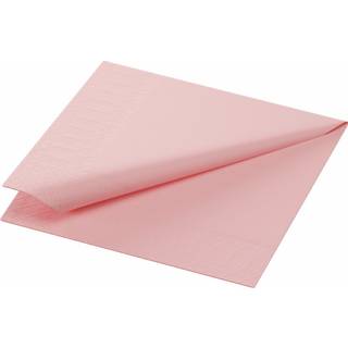 Lyserøde servietter 20 stk. - Duni 33 x 33 cm.