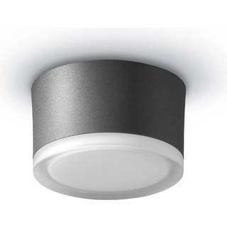 LED-loftslampe 1420 til udendørs brug, grafit Ø 13 cm
