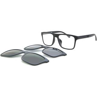 Emporio Armani EA4115F Asian Fit With Clip-On 58011W 54 Briller Mænd Black - Matte Black - 54mm
