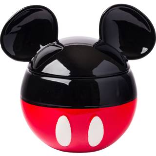 Disney Mickey Mouse Ceramic Cookie Jar Container med låg 6 tommer høj