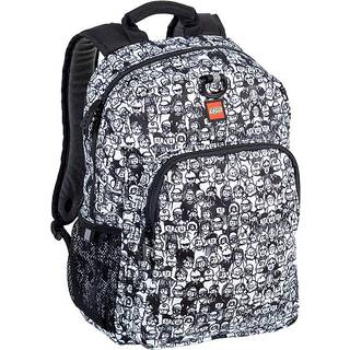 LEGO Heritage Classic Kids School rygsæk Bookbag til rejser på farten tilbage til skoledrenge og piger med justerbare polstrede stropper og sjove