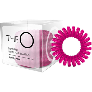 The O Spiral-elastikker Pink 3 stk.