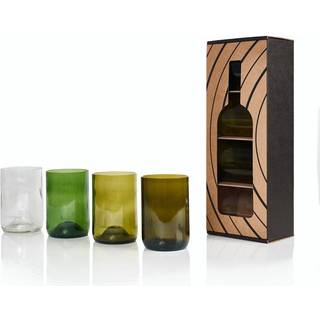 Rebottled - Tumblerglas 4-pak - Assorteret