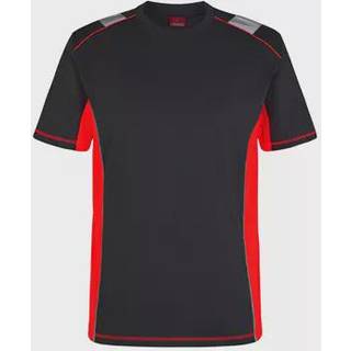 ENGEL Cargo T-shirt Sort/Rød 9870-258 4XL