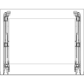 Electrolux frontglas, inox, Electrolux, 596x466mm 140225485162