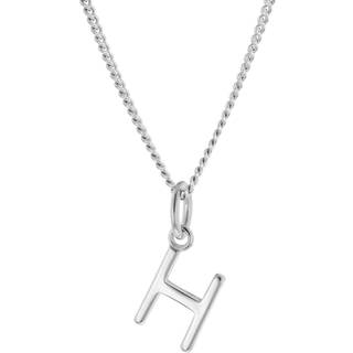 trendor 15210-H Damen-Kette mit Buchstabe H Anhänger Silber 925