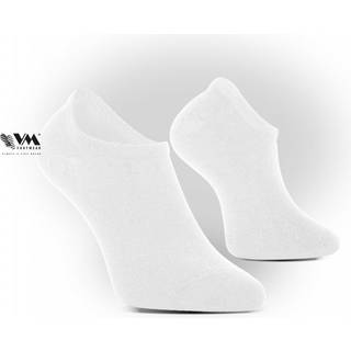 VM FOOTWEAR® BAMBOO MEDICAL ULTRA SHORT Hvid antibakteriel jobstrømpe/footie (3-pack) 80% bambus, 18% polyamid, 2% elasthan Str. 35/38