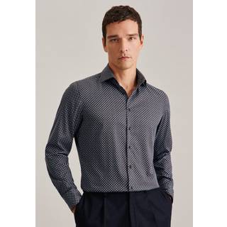 Seidensticker Herren Hemd grün gemustert Slim Fit