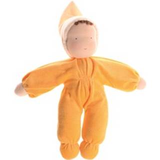 Grimms dejlig dukke i gult tøj - Soft Doll Sun