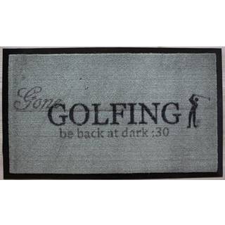 Dørmåtte 45 x 75 cm skridsikker - "Golfing"
